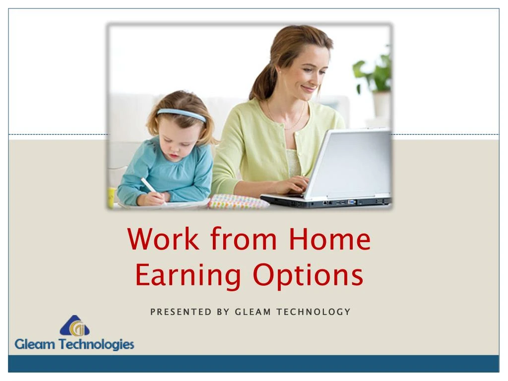 work from home earning options