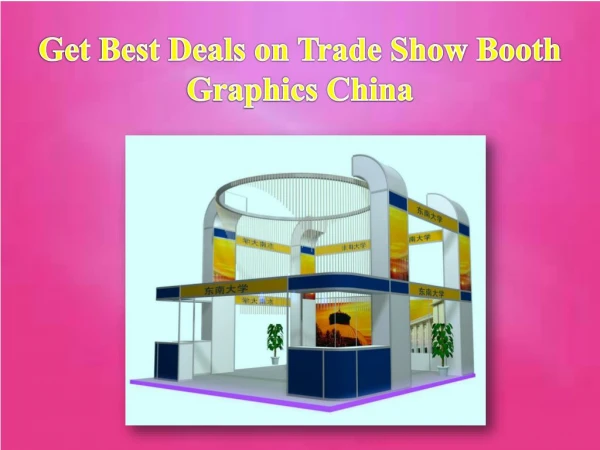 Trade Show Booth Graphics China