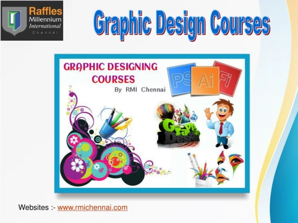 Graphic Design Diploma and Degree from RMI Chennai