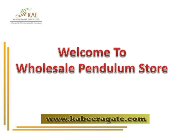 Wholesale Pendulums for Sale