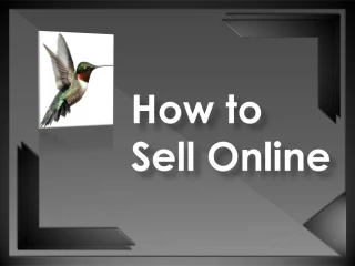 Selling Online - slide 1