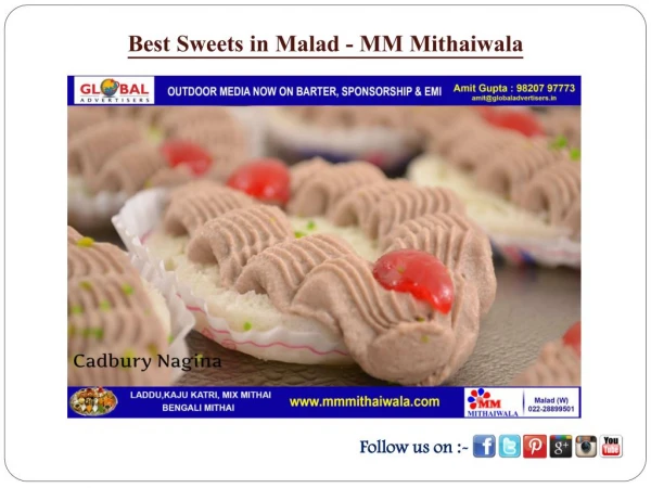 Best Sweets in Malad - MM Mithaiwala