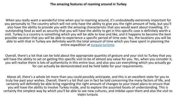 turquia turismo