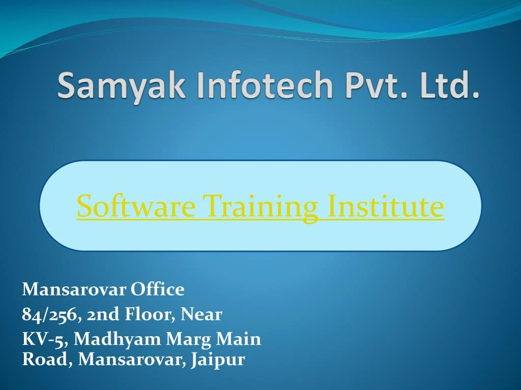 samyak infotech pvt ltd