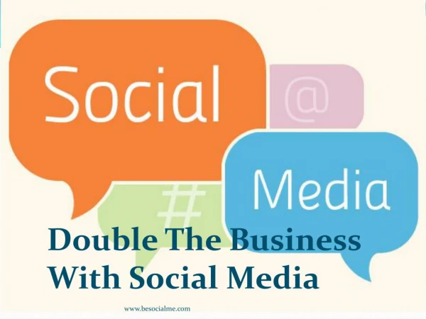 Double the business with social media