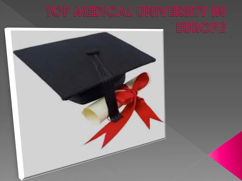 top medical university in europe
