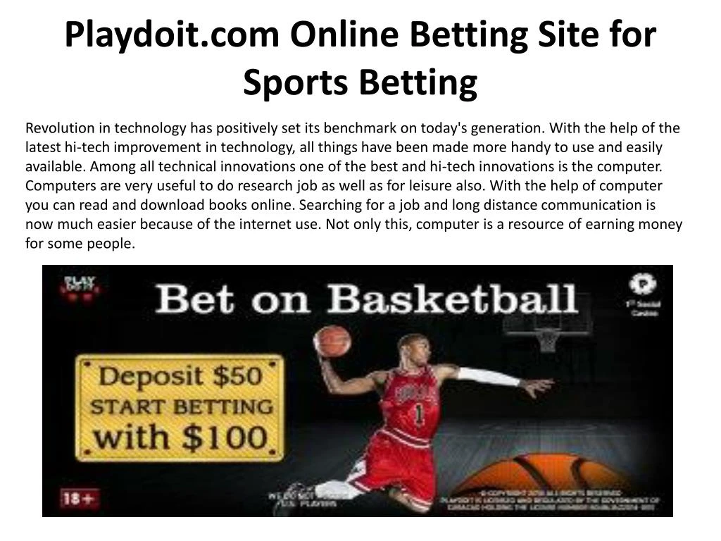 playdoit com online betting site for sports betting