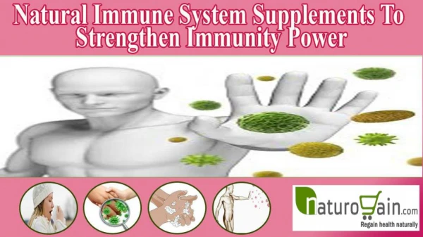 Natural Immune System Supplements To Strengthen Immunity Pow