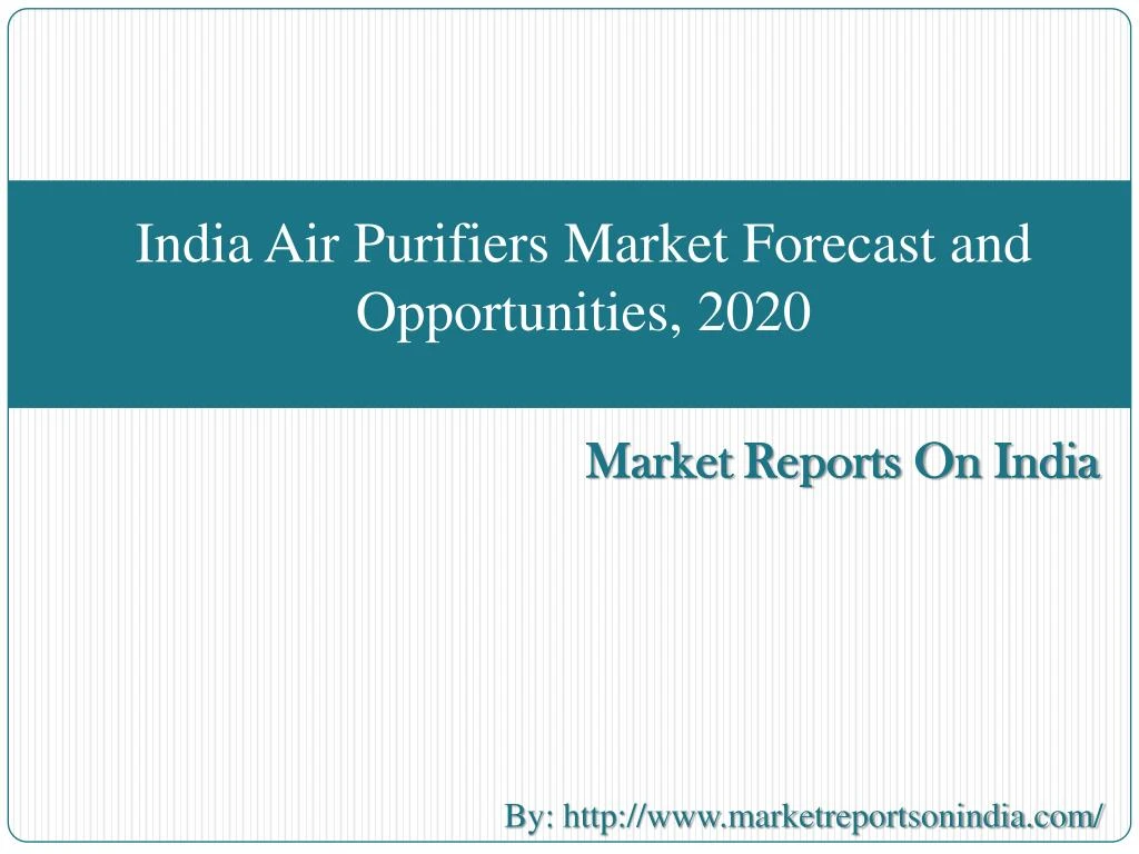 india air purifiers market forecast and opportunities 2020