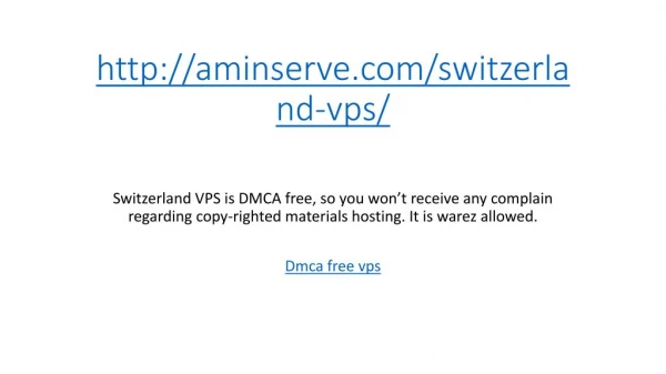 Dmca free vps