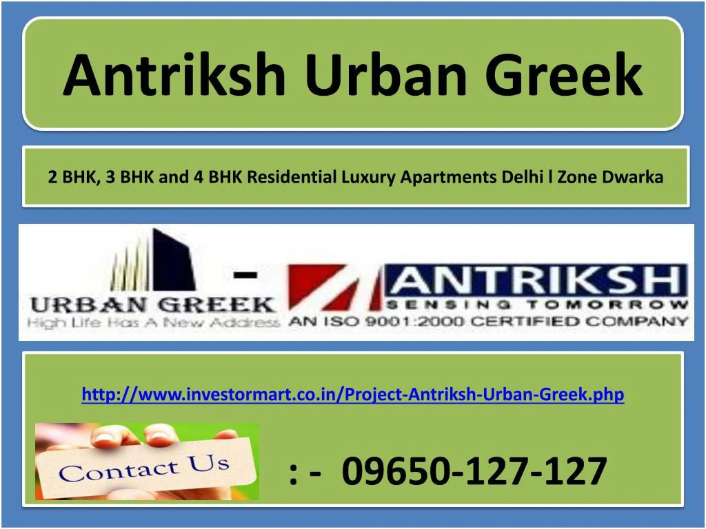 http www investormart co in project antriksh urban greek php 09650 127 127