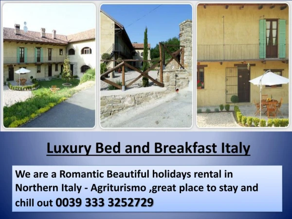 Bed and Breakfast Italy - Holiday Rental in Bergolo