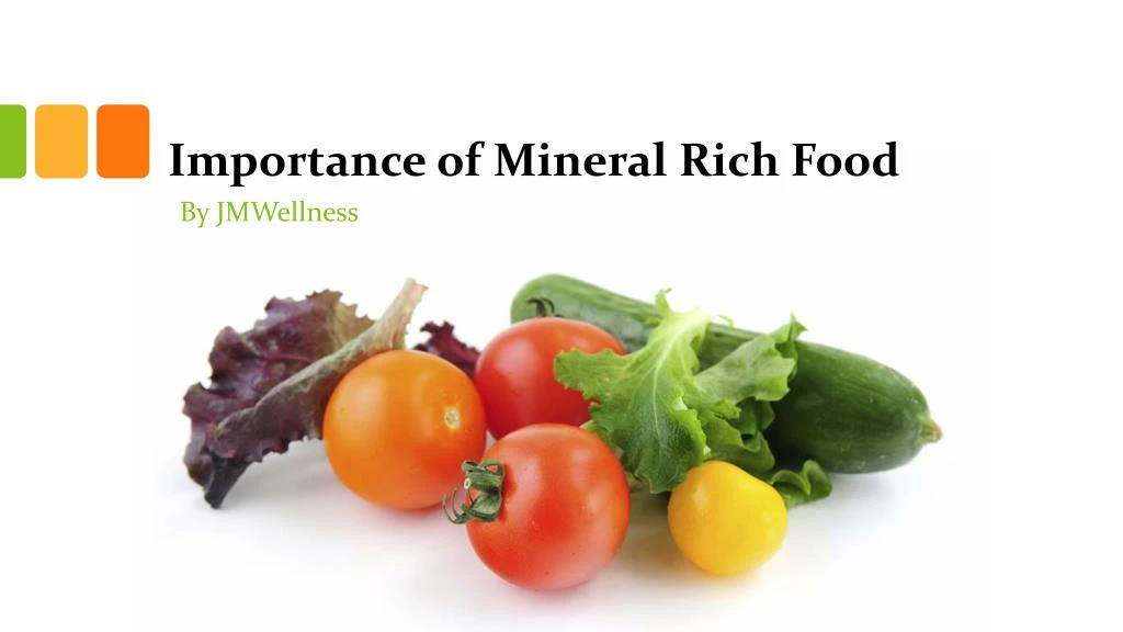 importance of mineral rich food