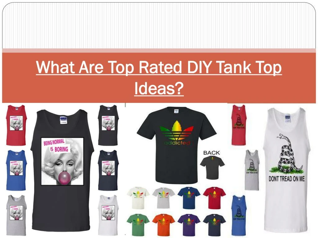 what are top rated diy tank top ideas