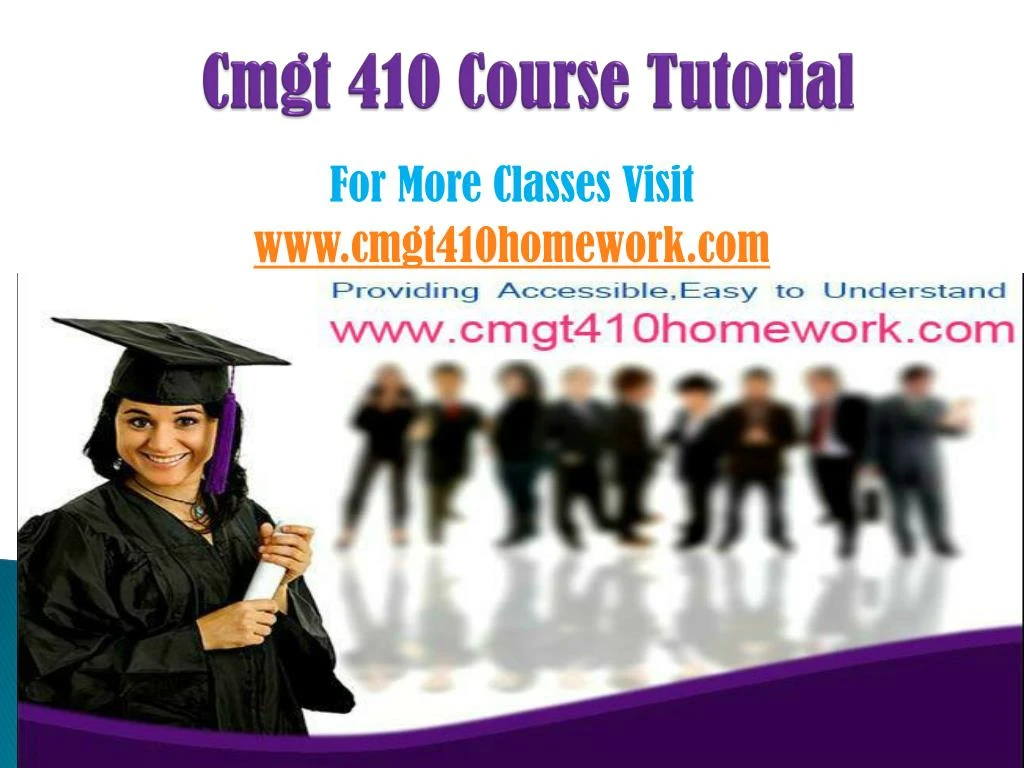 cmgt 410 course tutorial