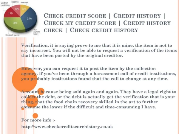 My credit history | http://www.checkcreditscorehistory.co.uk