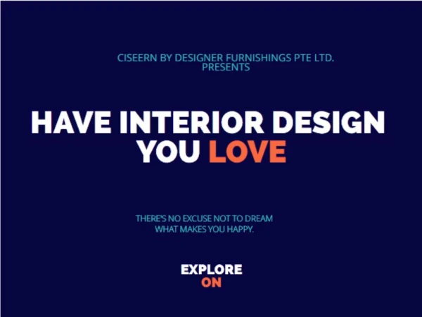 Interior Design- Ciseern by Designer Furnishings