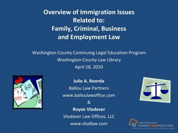 Overview of Immigration Issues