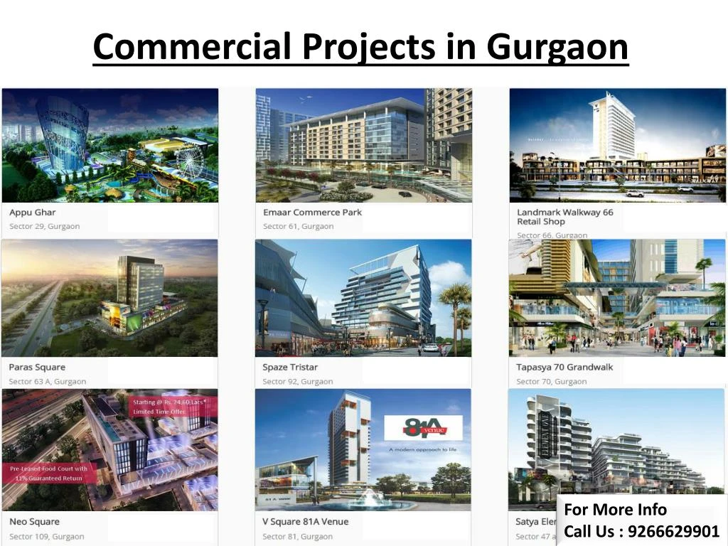 commercial projects in gurgaon