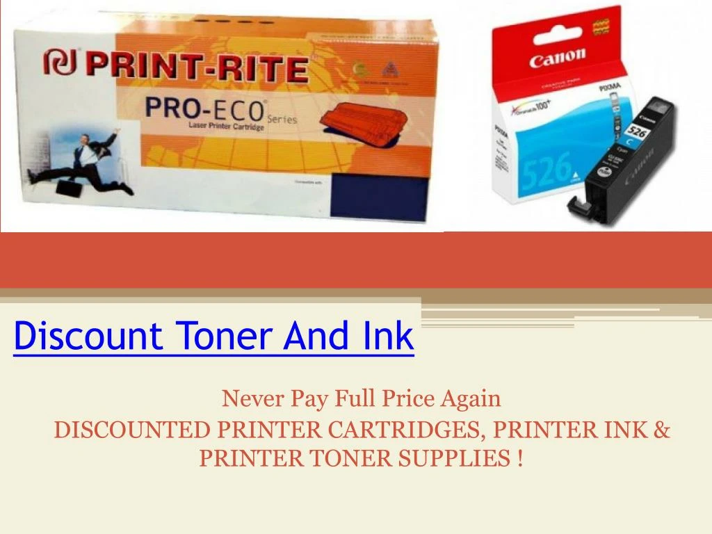 discount toner and ink