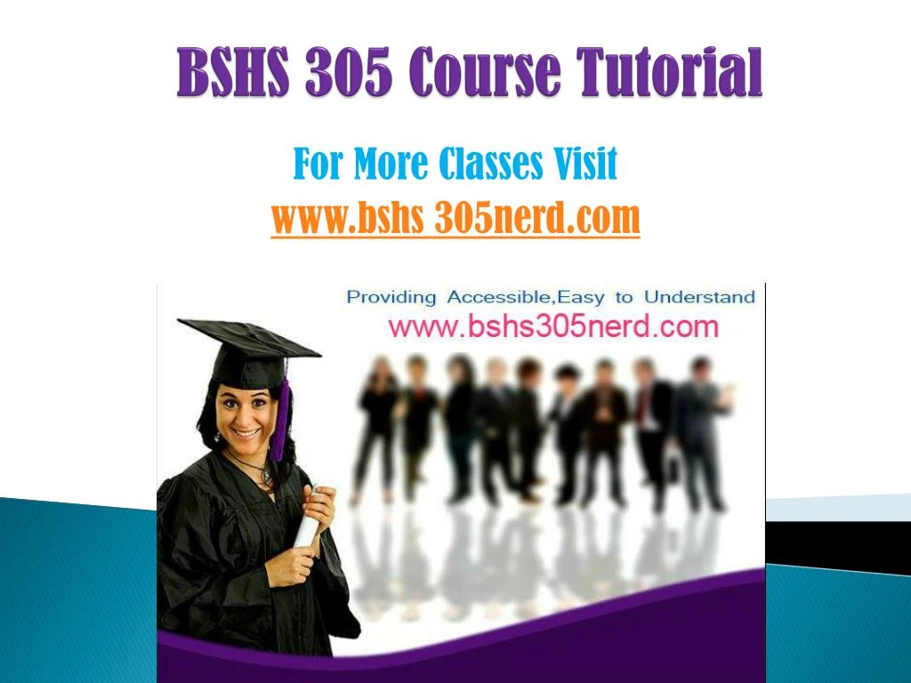 bshs 305 course tutorial