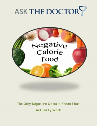 The Negative Calorie Myth