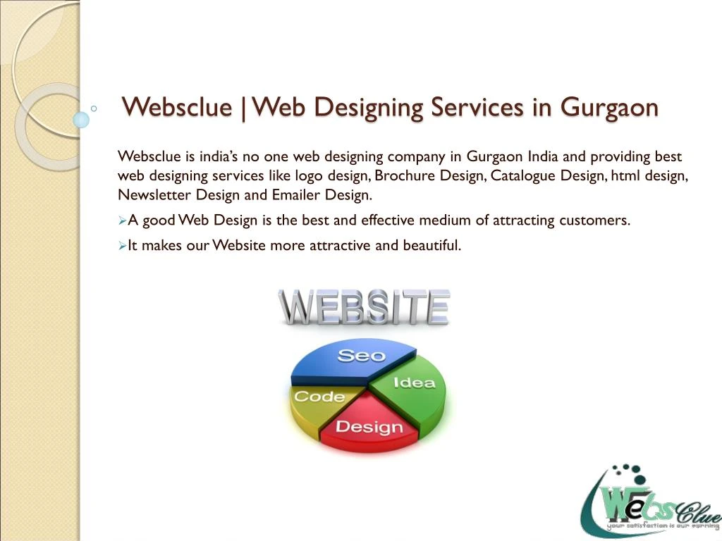 websclue web designing services in gurgaon