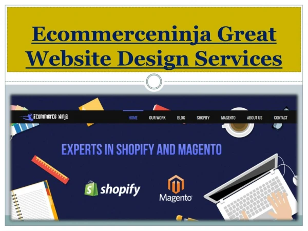 Ecommerceninja Great Website Design Services