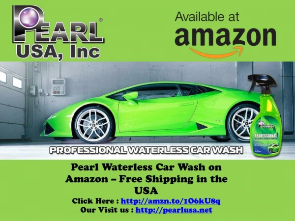 Pearl Waterless Car Wash on Amazon