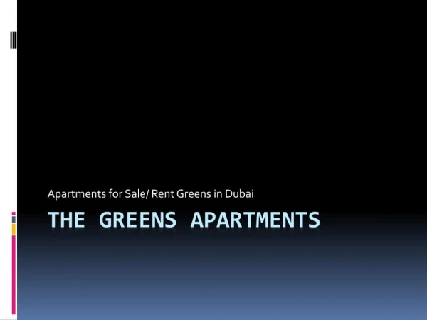 The Greens Properties for Sale - thegreensdubai.com