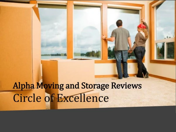 Alpha Moving and Storage Reviews - Circle of Excellence