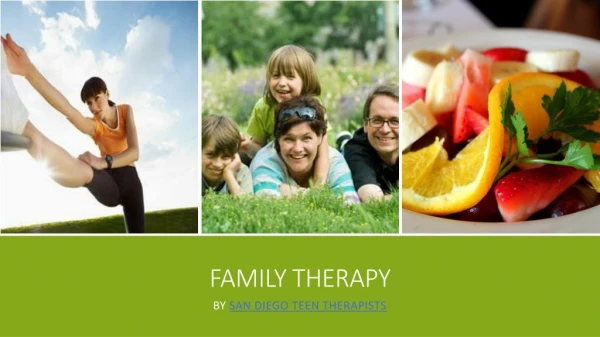 Family Therapy- Such a Technique to Stay Relaxed and HappyFamily therapy