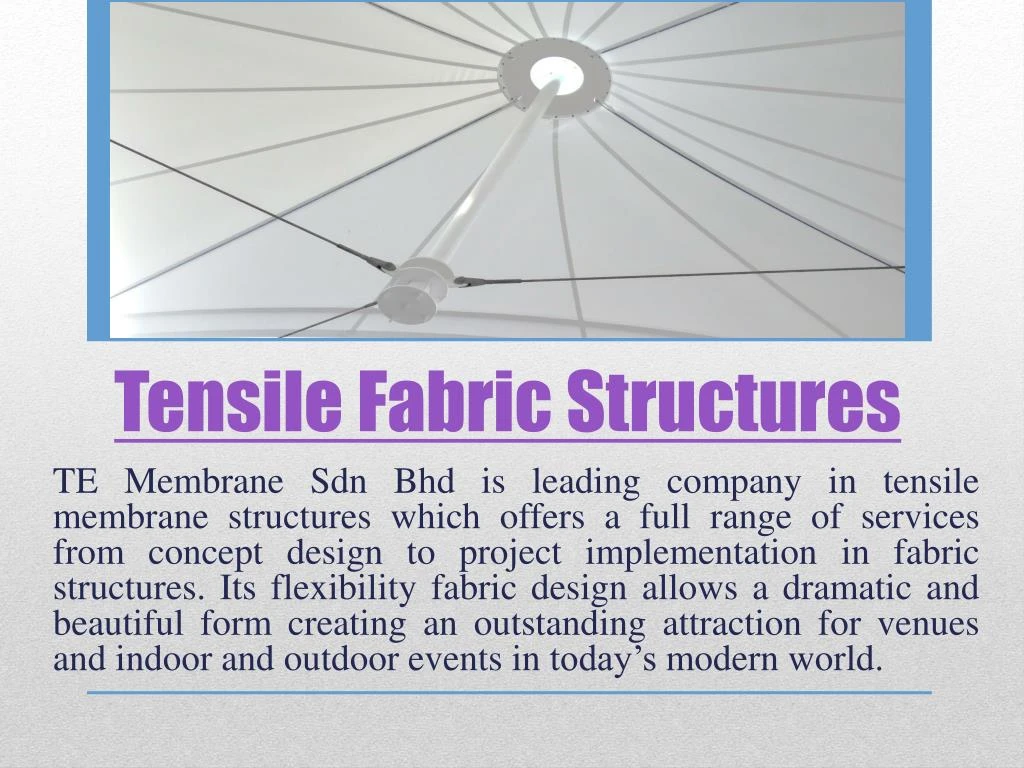 tensile fabric structures