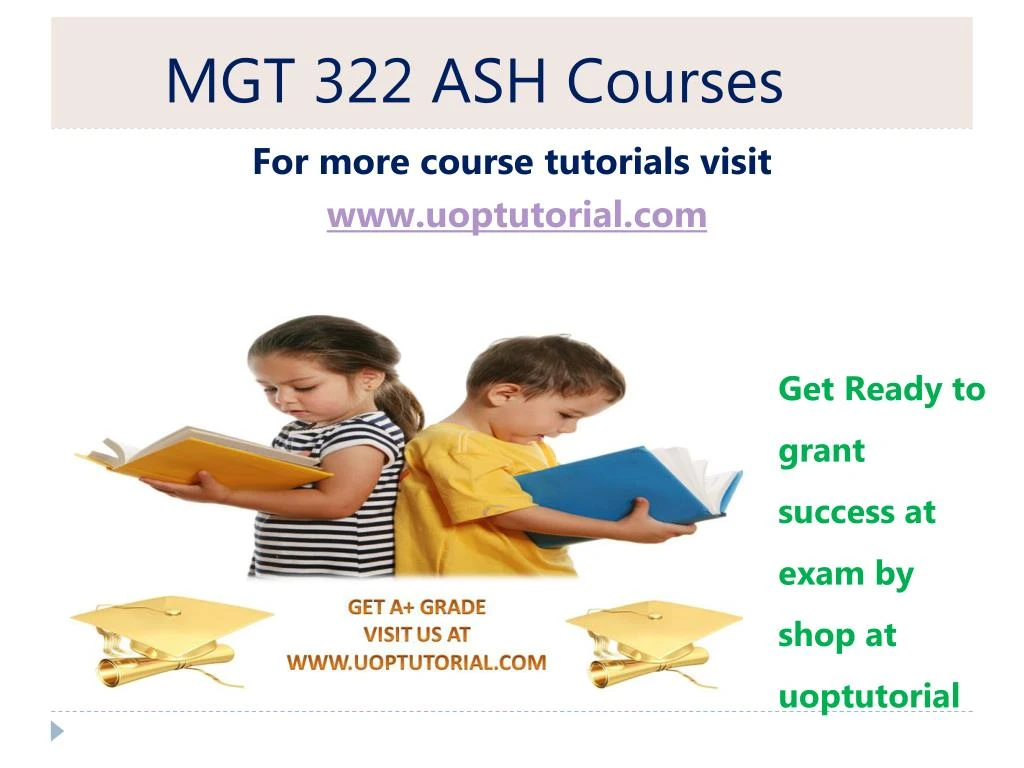 mgt 322 ash courses