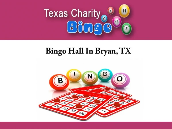 Bingo Hall In Bryan, TX
