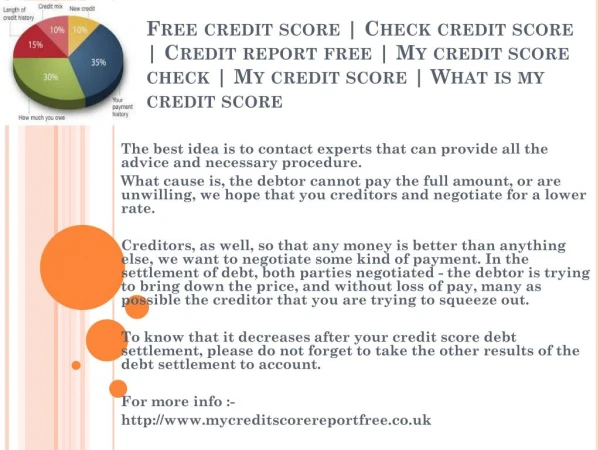 Check credit score | http://www.mycreditscorereportfree.co.uk | Free
