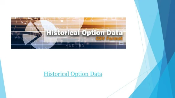 Historical Option Data