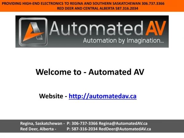 Custom audio video automated av
