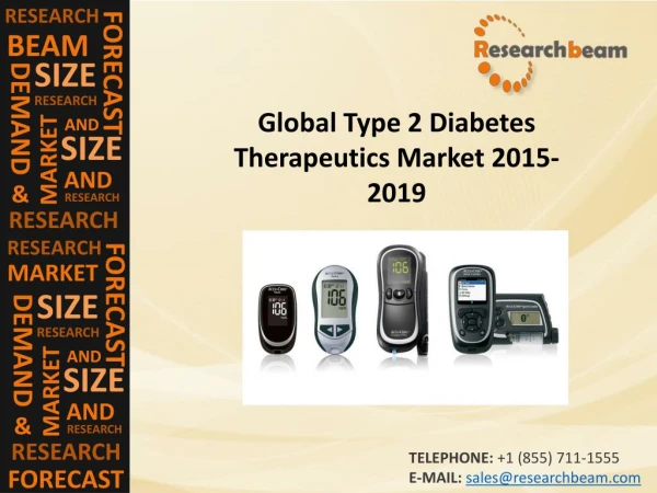 Global Type 2 Diabetes Therapeutics Market 2015-2019