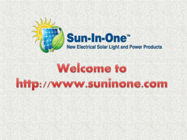 welcome to http www suninone com