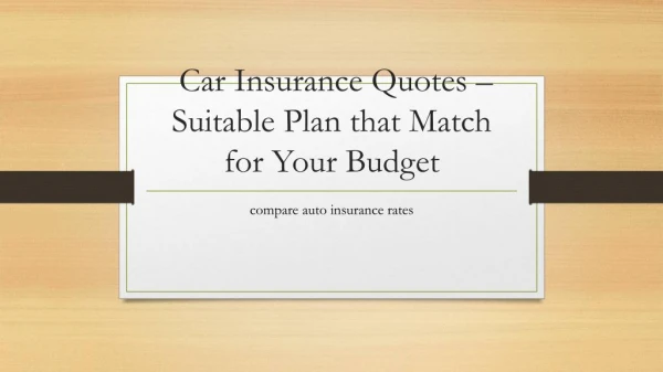 car insurance quotes