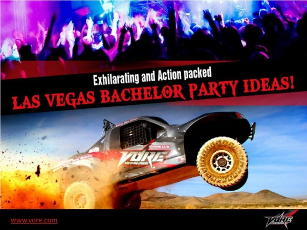 Exhilarating and Action packed Las Vegas Bachelor Party Ideas!