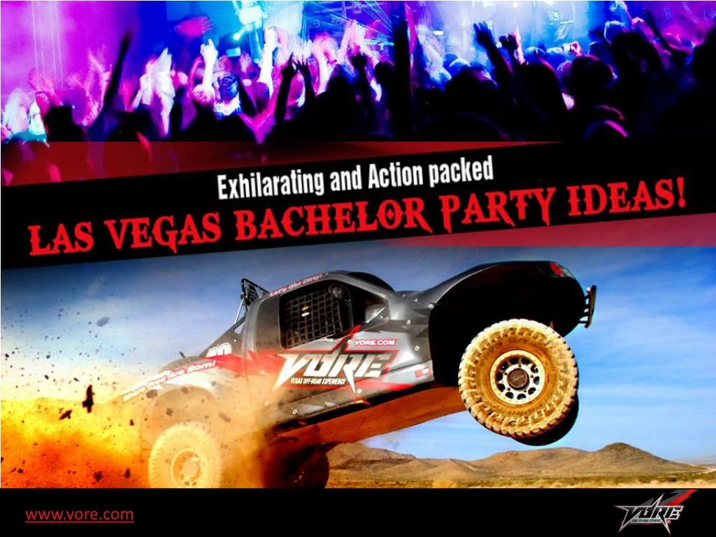 exhilarating and action packed las vegas bachelor party ideas