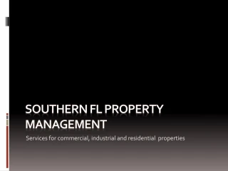 real estate property management