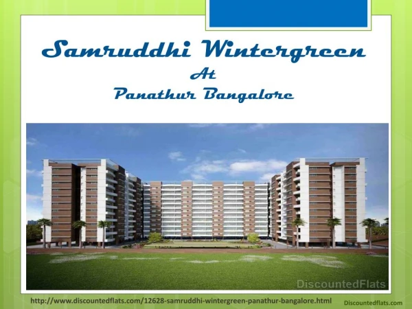 Samruddhi Wintergreen at Bangalore - Discountedflats.com