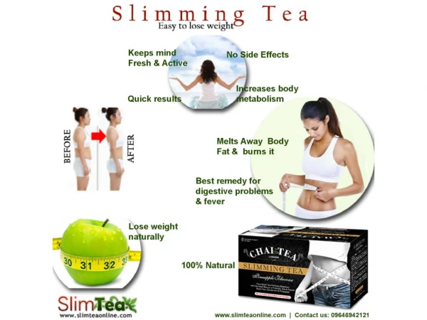 Uniform Slimming Effect Of Ayurvedic Slim Tea