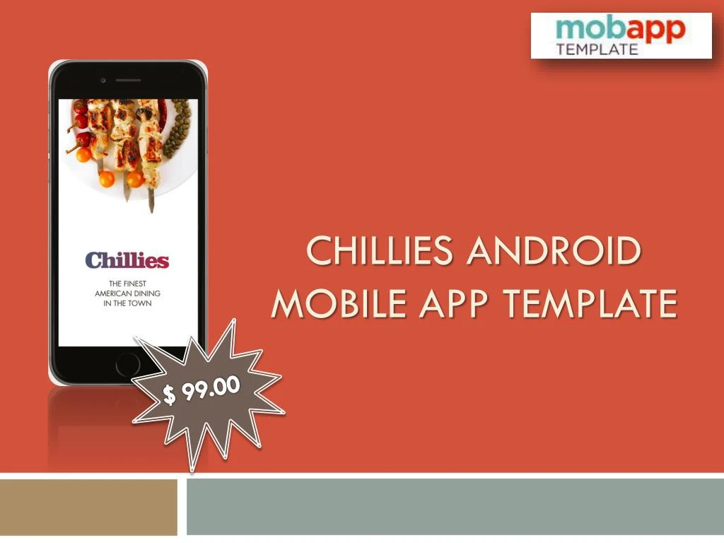 chillies android mobile app template