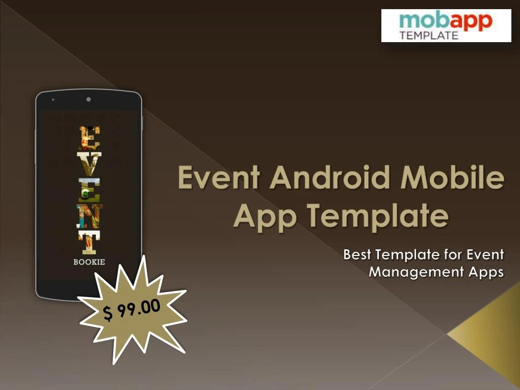 event android mobile app template