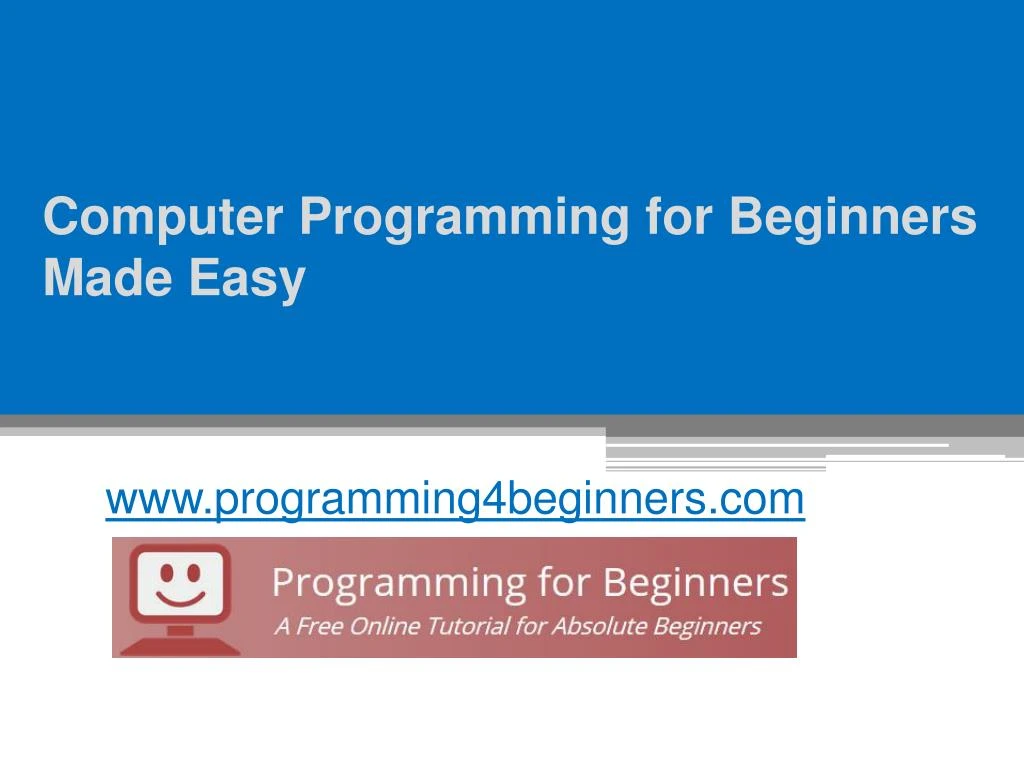 computer programming for beginners made easy