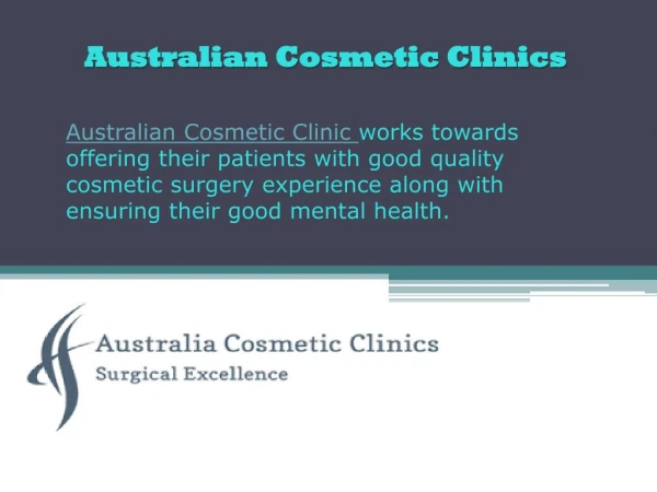 Australian Cosmetic Clinic